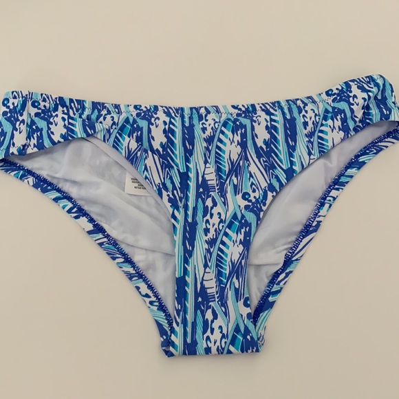 Beach by Melissa Odabash blue white boho print halter bikini M - NWT - Picture 2 of 5